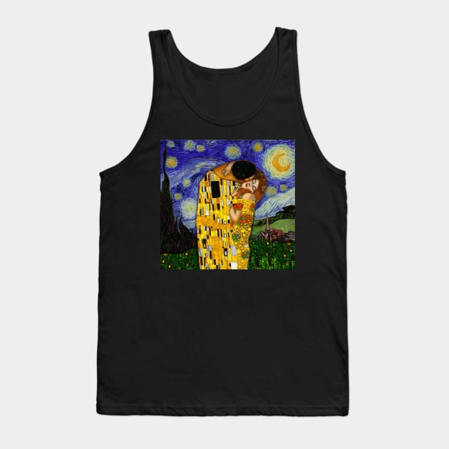 the kiss under the starry night Tank Top by FandomizedRose